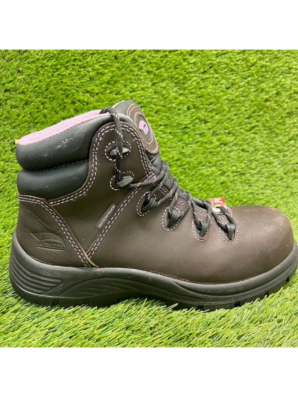Avenger Framer 6-Inch WP Womens Size 7.5 Dark Brown Composite Toe Work Boots